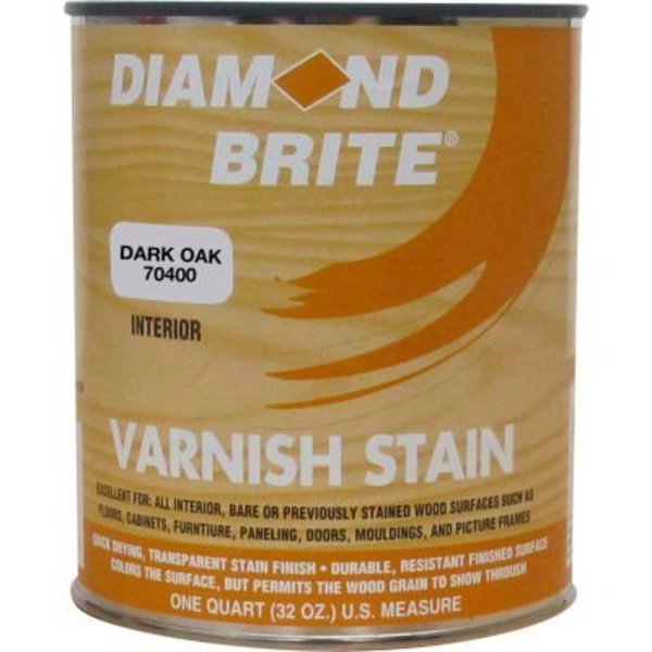 Diamond Brite Diamond Brite Oil Varnish Stain Paint, Dark Oak 32 Oz. Pail - 70400-4